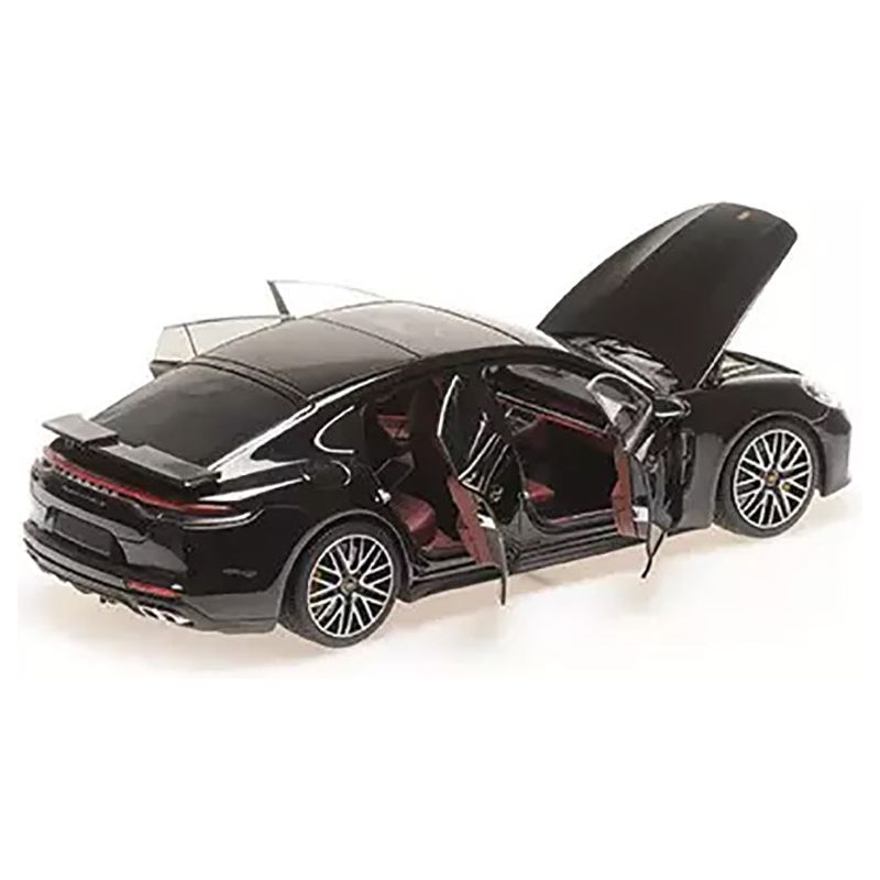 2020 Porsche Panamera Turbo S Black Metallic "CLDC Exclusive" Series 1/18 Diecast Model Car by Minichamps-Minichamps-ModelCars.com