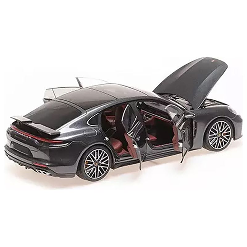 2020 Porsche Panamera Turbo S Gray Metallic "CLDC Exclusive" Series 1/18 Diecast Model Car by Minichamps-Minichamps-ModelCars.com