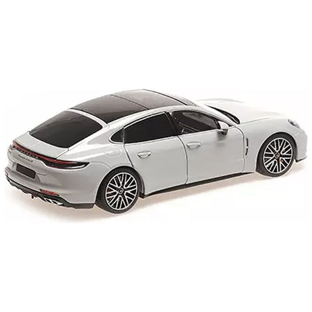 2020 Porsche Panamera Turbo S Gray with Black Top "CLDC Exclusive" Series 1/18 Diecast Model Car by Minichamps-Minichamps-ModelCars.com