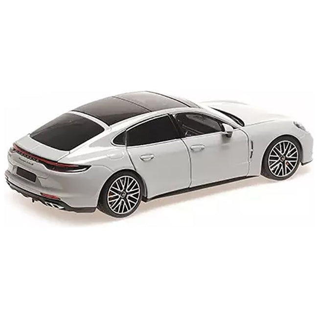 2020 Porsche Panamera Turbo S Gray with Black Top "CLDC Exclusive" Series 1/18 Diecast Model Car by Minichamps-Minichamps-ModelCars.com