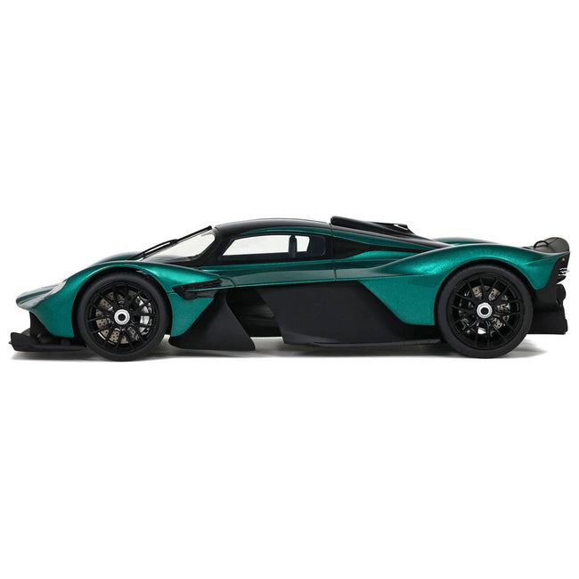 2021 Aston Martin Valkyrie British Racing Green with Black Top 1/18 Model Car by GT Spirit - GT Spirit - ModelCars.com