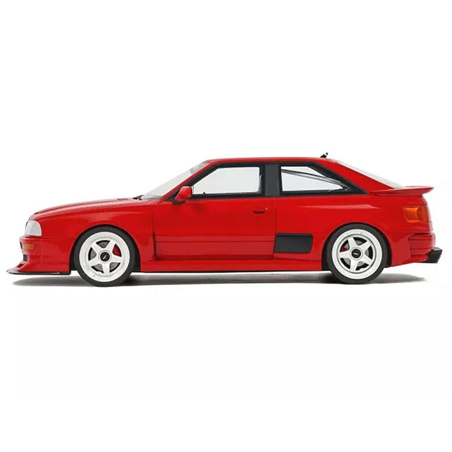 2021 Audi 80 Coupe "Prior Design" Misano Red Limited Edition to 2500 pieces Worldwide 1/18 Model Car by Otto Mobile-Otto Mobile-ModelCars.com