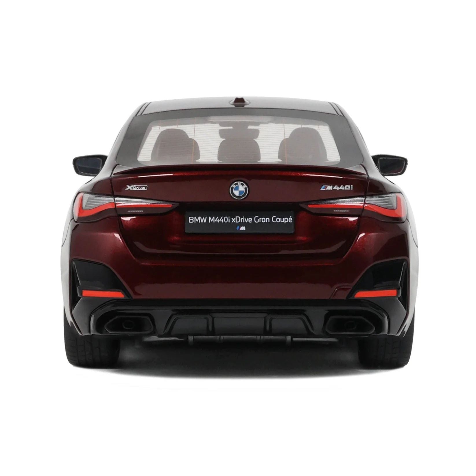 2021 BMW M440i xDrive Gran Coupe Aventurin Red Metallic Limited Edition to 500 pieces Worldwide 1/18 Model Car by Otto Mobile - Otto Mobile - ModelCars.com