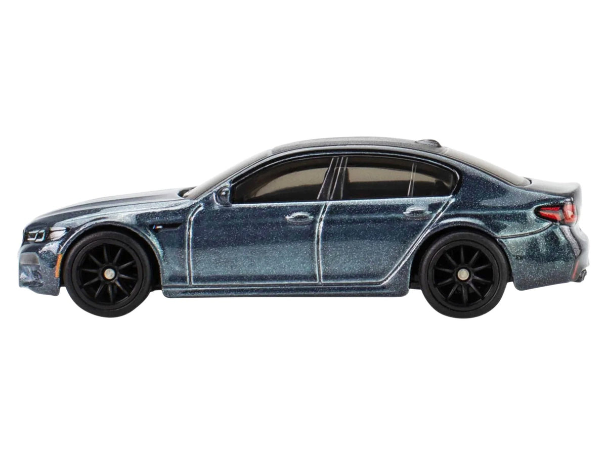 2021 BMW M5 Gray Metallic with Black Top "Mission: Impossible â€“ Dead Reckoning" (2023) Movie "Pop Culture" Series Diecast Model Car by Hot Wheels-Hotwheels-ModelCars.com