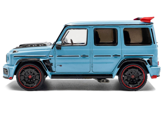 2021 Brabus Rocket 900 China Blue with Black Hood 1/43 Diecast Model Car by Solido-Solido-ModelCars.com