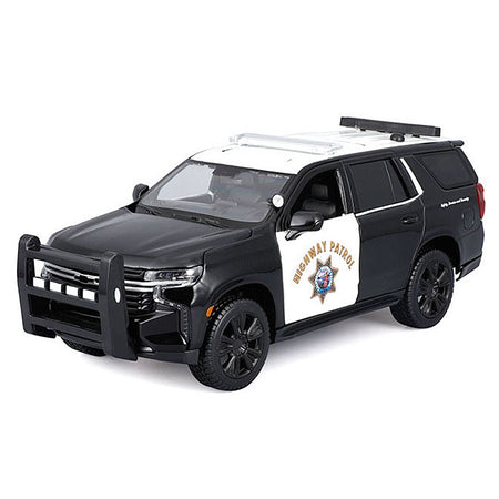 2021 Chevrolet Tahoe "California Highway Patrol" Black and White "Authority" "Maisto Design" Series 1/26 Diecast Model Car by Maisto-Maisto-ModelCars.com