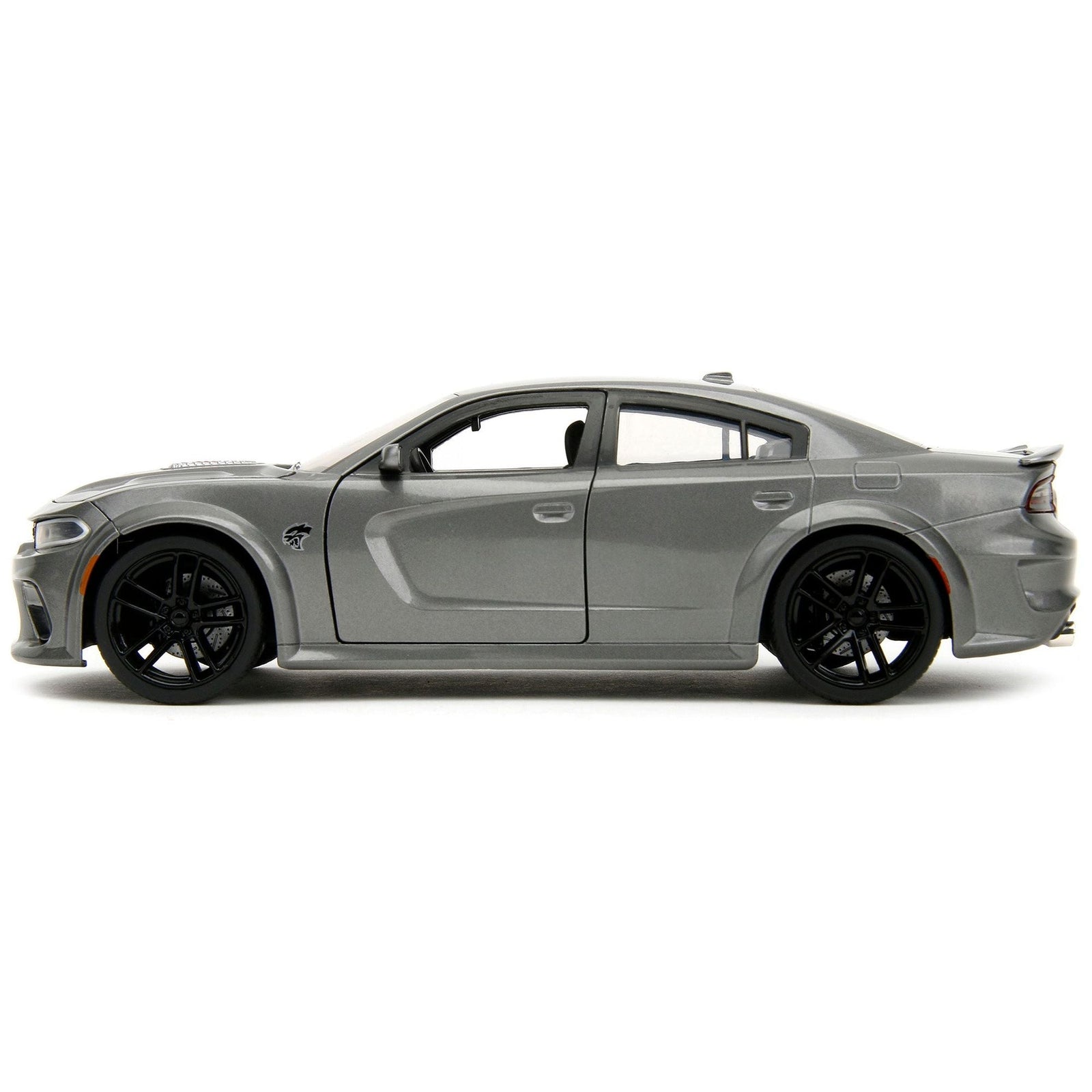 2021 Dodge Charger SRT Hellcat Gray Metallic "Fast X" (2023) Movie "Fast & Furious" Series 1/24 Diecast Model Car by Jada - Jada - ModelCars.com