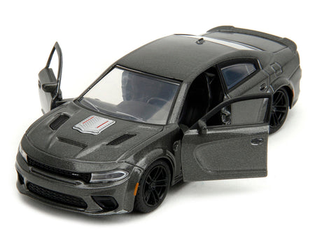 2021 Dodge Charger SRT Hellcat Gray Metallic "Fast X" (2023) Movie "Fast & Furious" Series 1/32 Diecast Model Car by Jada-Jada-ModelCars.com