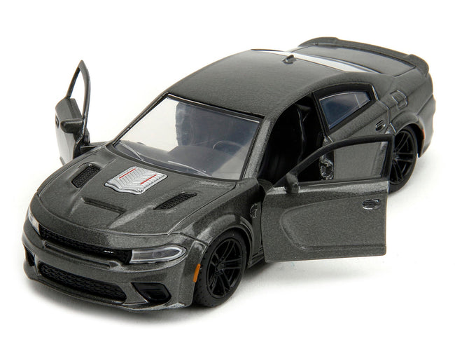 2021 Dodge Charger SRT Hellcat Gray Metallic "Fast X" (2023) Movie "Fast & Furious" Series 1/32 Diecast Model Car by Jada-Jada-ModelCars.com