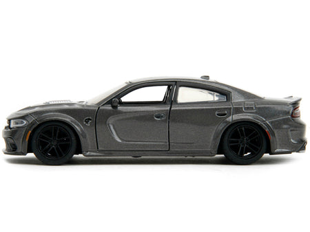 2021 Dodge Charger SRT Hellcat Gray Metallic "Fast X" (2023) Movie "Fast & Furious" Series 1/32 Diecast Model Car by Jada-Jada-ModelCars.com