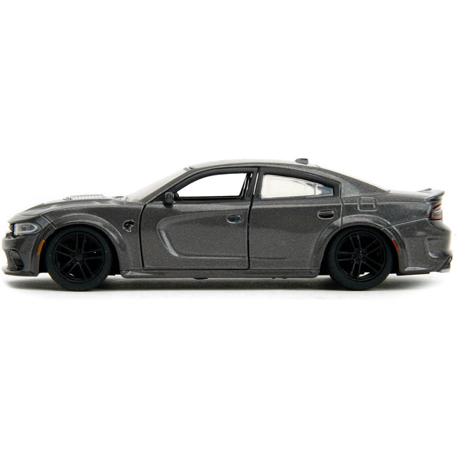 2021 Dodge Charger SRT Hellcat Gray Metallic "Fast X" (2023) Movie "Fast & Furious" Series 1/32 Diecast Model Car by Jada-Jada-ModelCars.com