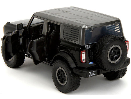 2021 Ford Bronco Badlands Black "Rigid" with Extra Wheels "Just Trucks" Series 1/24 Diecast Model Car by Jada-Jada-ModelCars.com