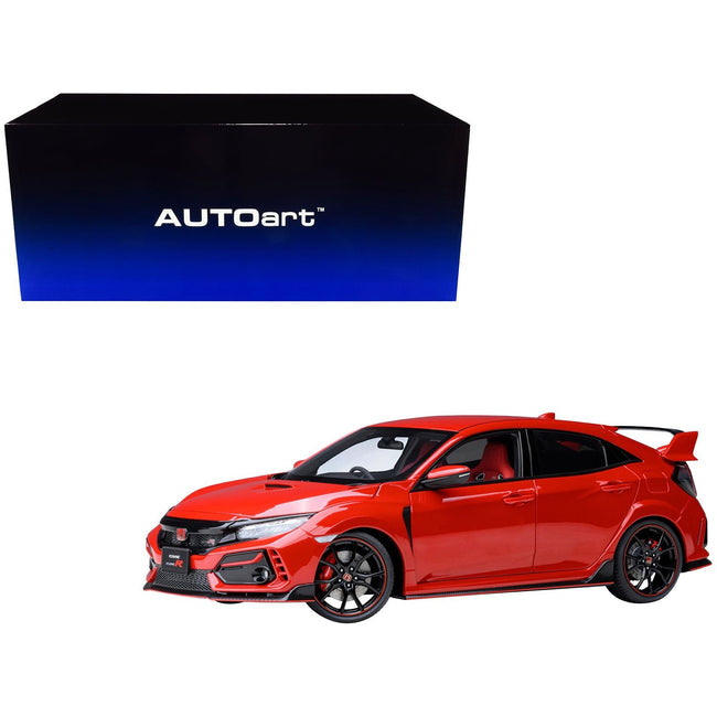 2021 Honda Civic Type R (FK8) RHD (Right Hand Drive) Flame Red 1/18 Model Car by Autoart - Autoart - ModelCars.com