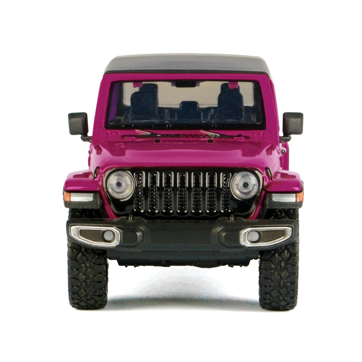 2021 Jeep Gladiator Overland Pickup Truck Purple with Matt Black Top 1/24 Diecast Model Car by Motormax-Motormax-ModelCars.com