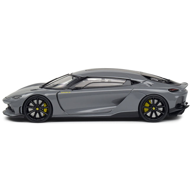 2021 Koenigsegg Gemera Hybrid 2+2 Coupe Gray 1/43 Diecast Model Car by Solido - Solido - ModelCars.com