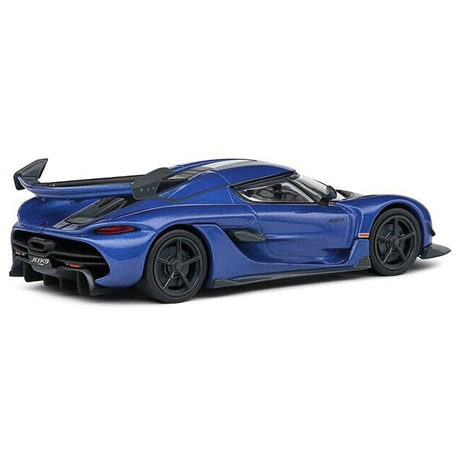 2021 Koenigsegg Jesko Imperial Blue Metallic 1/43 Diecast Model Car by Solido - Solido - ModelCars.com