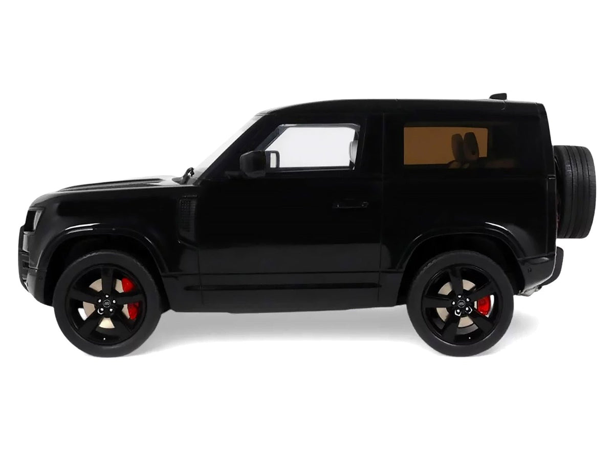 2021 Land Rover Defender 90 P400 X-Dynamic HSE Black Metallic 1/18 Model Car by GT Spirit-GT Spirit-ModelCars.com