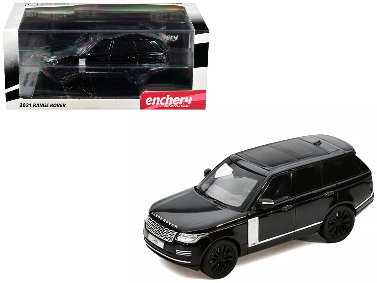 2021 Land Rover Range Rover Black 1/64 Diecast Model Car by GCD x Enchery-GCD-ModelCars.com