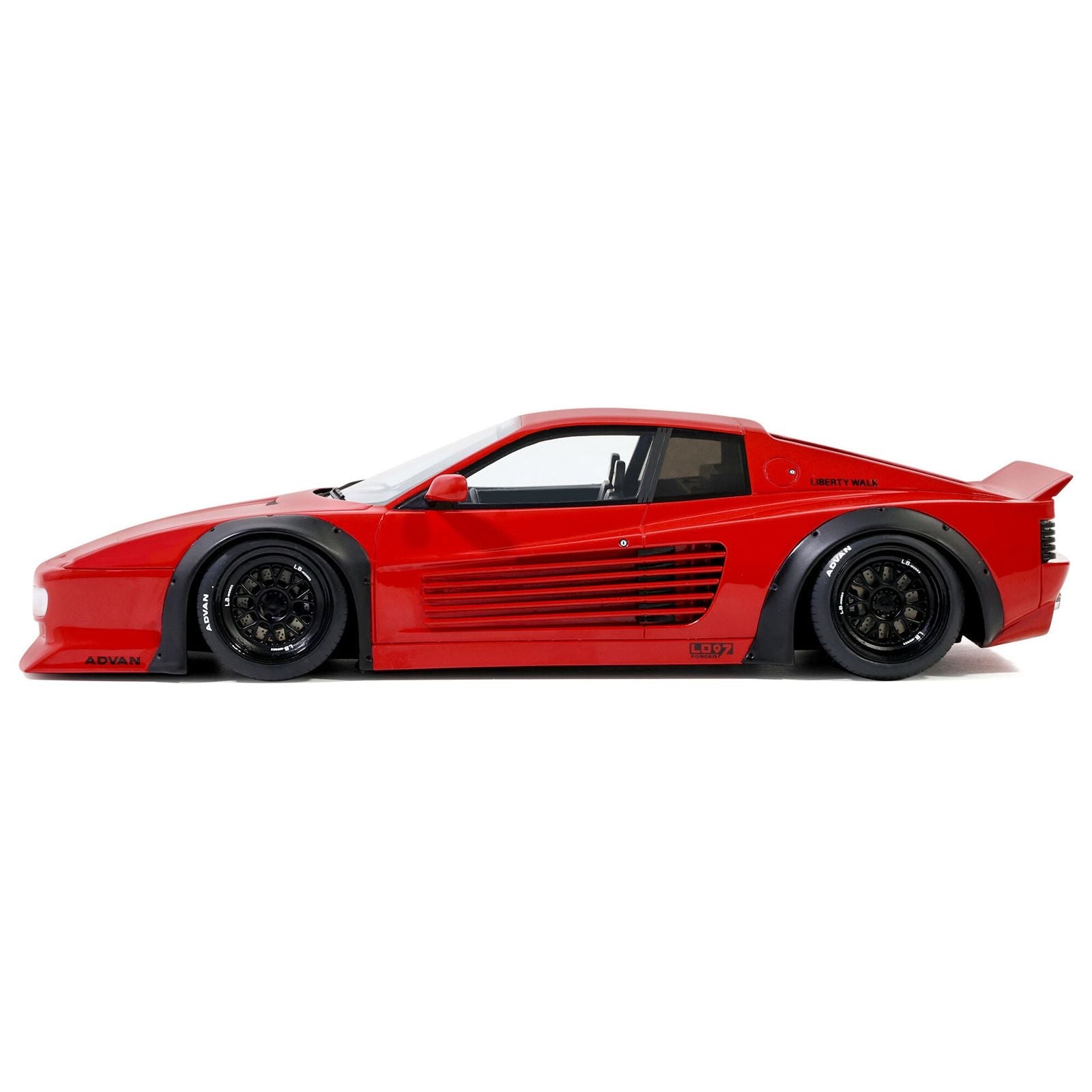 2021 LB - Works 512 TR Rosso Corsa Red "Liberty Walk" 1/18 Model Car by GT Spirit - GT Spirit - ModelCars.com