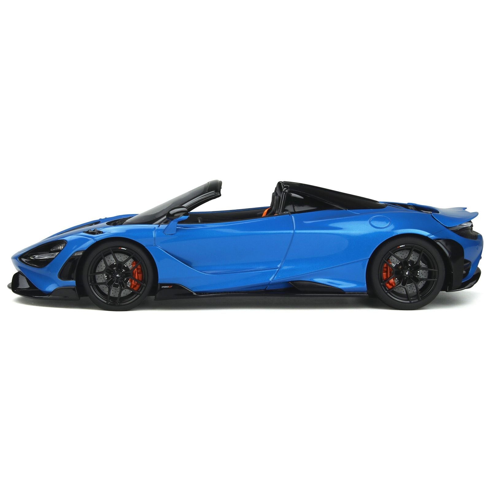 2021 McLaren 765 LT Spider Blue Metallic 1/18 Model Car by GT Spirit - GT Spirit - ModelCars.com