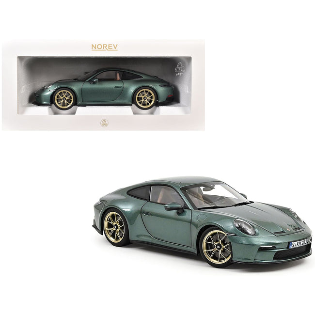 2021 Porsche 911 GT3 Malachite Green Metallic 1/18 Diecast Model Car by Norev-Norev-ModelCars.com