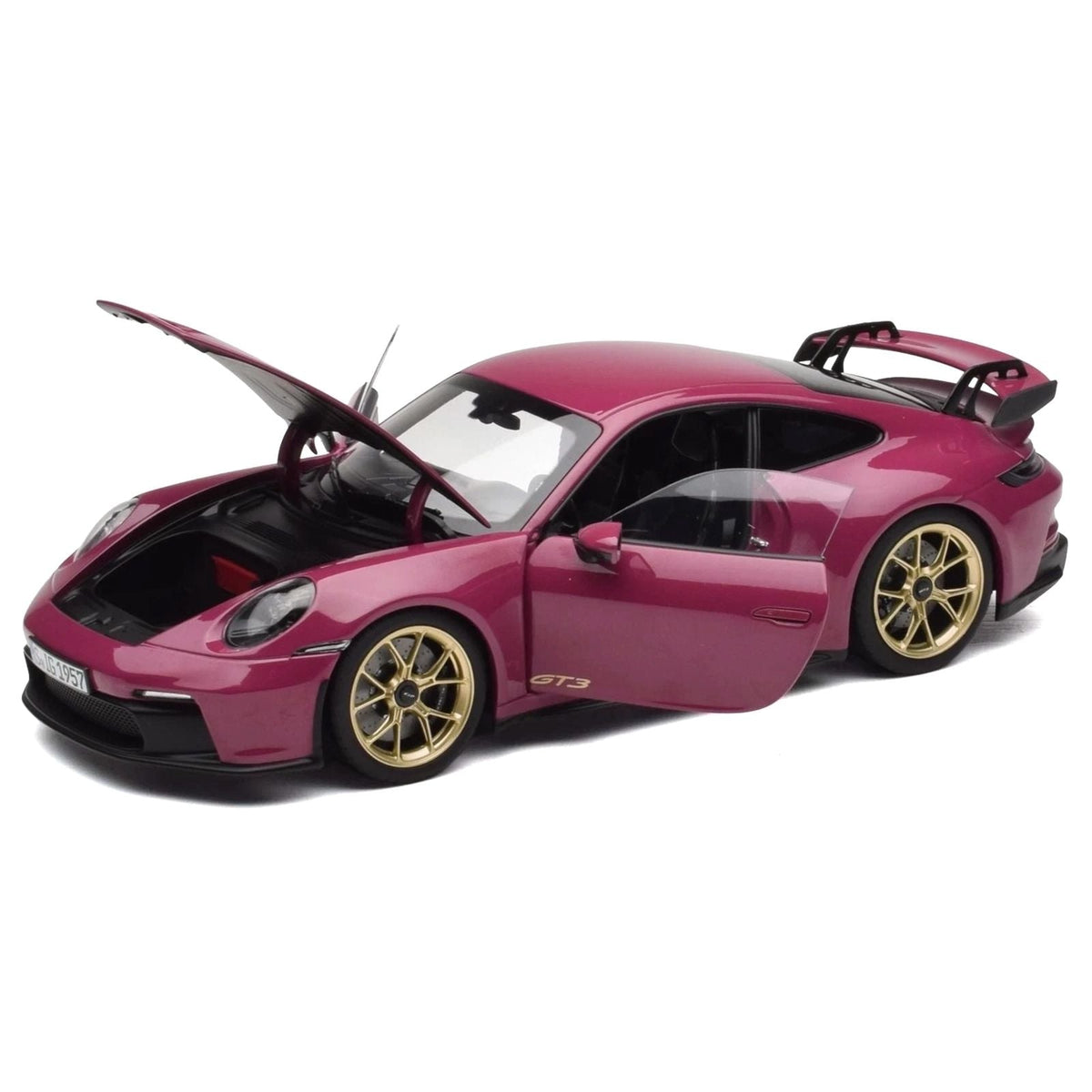 2021 Porsche 911 GT3 Ruby Star Neo 1/18 Diecast Model Car by Norev-Norev-ModelCars.com