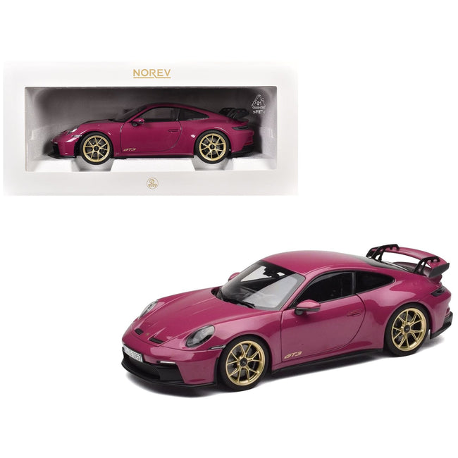 2021 Porsche 911 GT3 Ruby Star Neo 1/18 Diecast Model Car by Norev-Norev-ModelCars.com