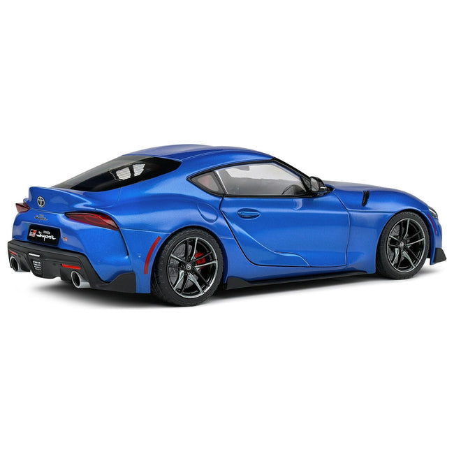 2021 Toyota GR Supra Horizon Blue Metallic 1/18 Diecast Model Car by Solido-Solido-ModelCars.com