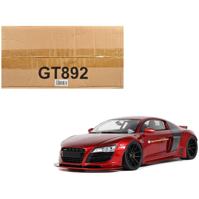 2022 Audi R8 "LB Works" Red Metallic 1/18 Model Car by GT Spirit - GT Spirit - ModelCars.com