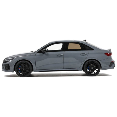 2022 Audi RS 3 Sedan Performance Edition Nargo Gray with Sunroof 1/18 Model Car by GT Spirit - GT Spirit - ModelCars.com