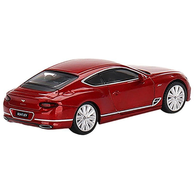 2022 Bentley Continental GT Speed Candy Red Limited Edition to 1200 pieces Worldwide 1/64 Diecast Model Car by Mini GT - Mini GT - ModelCars.com