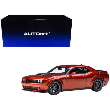 2022 Dodge Challenger R/T Scat Pack Widebody Sinamon Stick Orange 1/18 Model Car by Autoart - Autoart - ModelCars.com