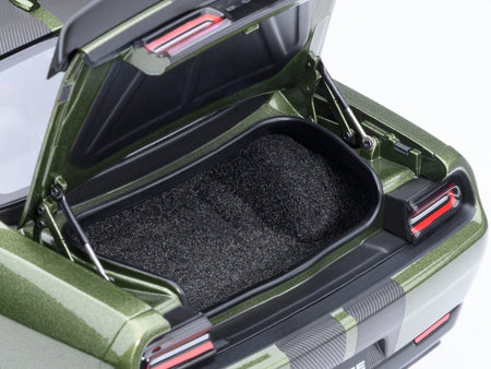 2022 Dodge Challenger SRT Jailbreak F8 Green with Carbon Stripes 1/18 Model Car by Autoart-Autoart-ModelCars.com