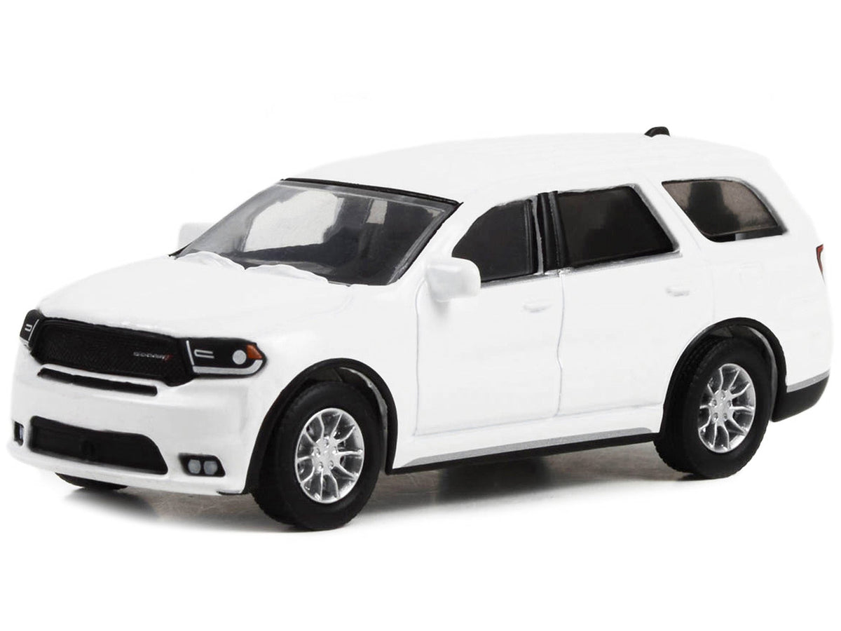 2022 Dodge Durango Pursuit Police Car White "Hot Pursuit" "Hobby Exclusive" Series 1/64 Diecast Model Car by Greenlight-Greenlight-ModelCars.com