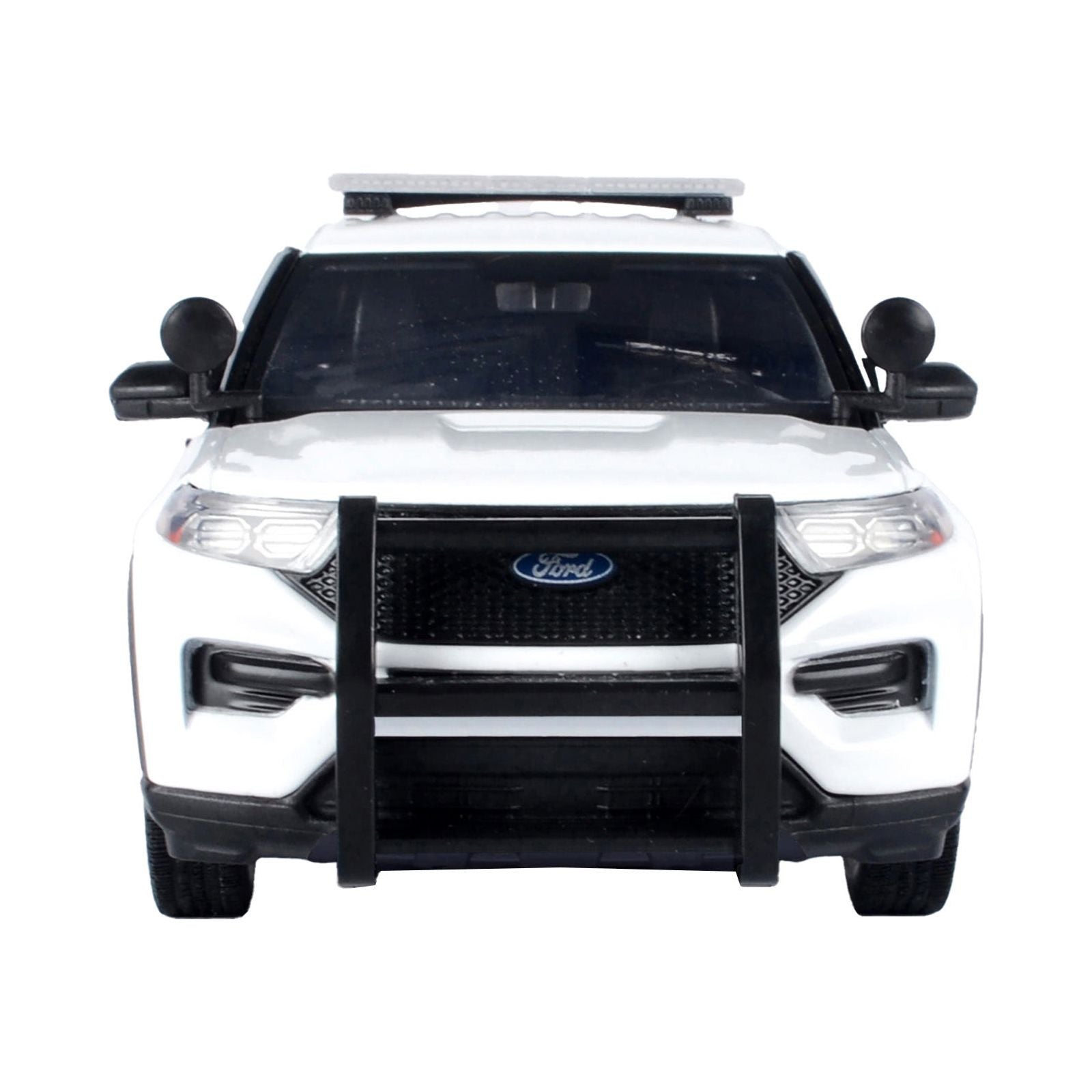 2022 Ford Police Interceptor Utility Unmarked White 1/24 Diecast Model Car by Motormax - Motormax - ModelCars.com