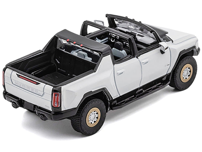2022 GMC Hummer EV Pickup Truck White 1/64 Diecast Model Car by GCD-GCD-ModelCars.com