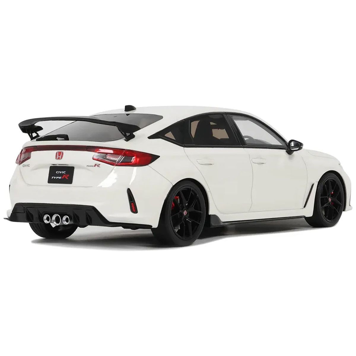 2022 Honda Civic Type R (FL5) RHD (Right Hand Drive) Championship White Limited Edition to 2500 pieces Worldwide 1/18 Model Car by Otto Mobile - Otto Mobile - ModelCars.com