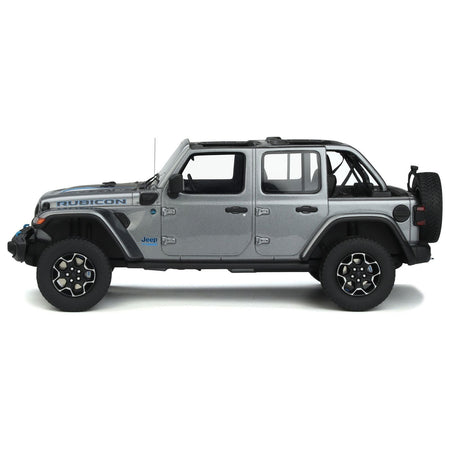 2022 Jeep Wrangler Rubicon 4 XE Gray Metallic 1/18 Model Car by GT Spirit - GT Spirit - ModelCars.com