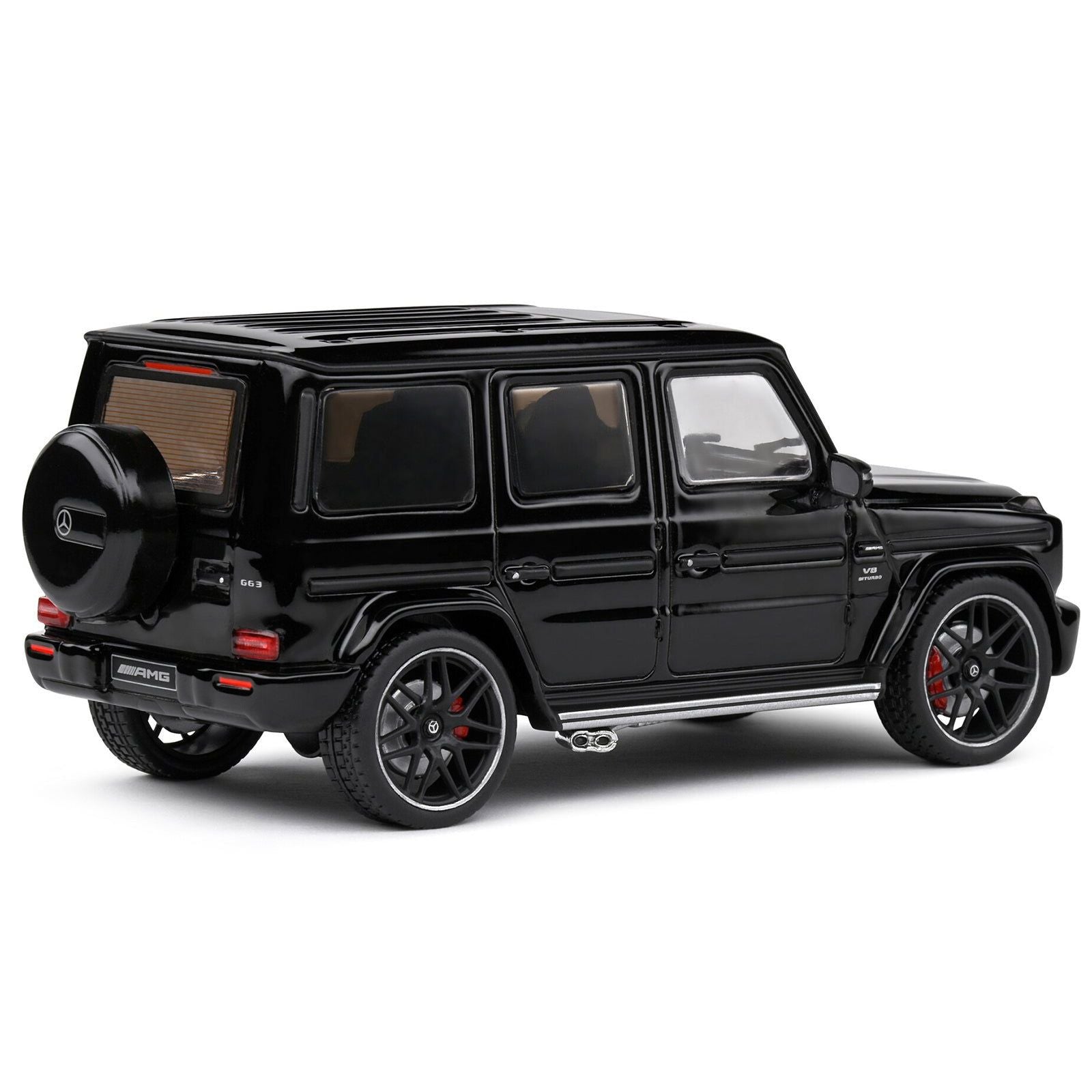 2022 Mercedes - Benz AMG G63 Obsidian Black Metallic 1/43 Diecast Model Car by Solido - Solido - ModelCars.com