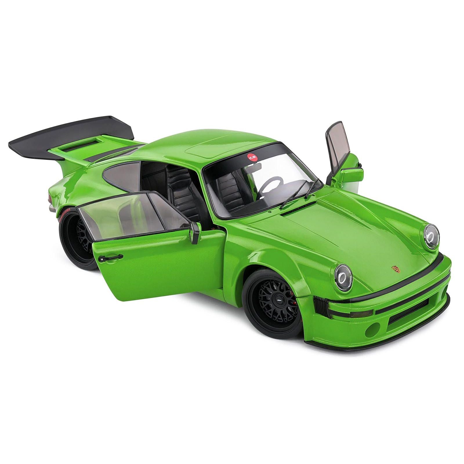 2022 Porsche 911 KS - R Green Metallic 1/18 Diecast Model Car by Solido - Solido - ModelCars.com