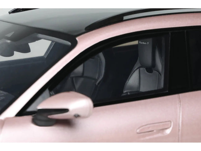 2022 Porsche Taycan Turbo S Cross Turismo Pink Metallic 1/18 Model Car by GT Spirit-GT Spirit-ModelCars.com
