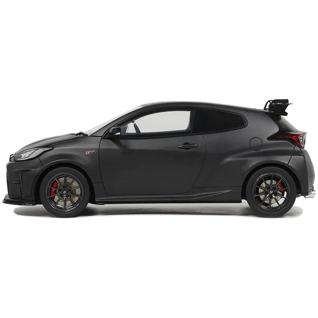 2022 Toyota Yaris GR RHD (Right Hand Drive) Matt Black Limited Edition to 1000 pieces Worldwide 1/18 Model Car by Otto Mobile-Otto Mobile-ModelCars.com