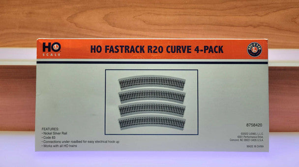 HO R20 CURVE FASTRACK 4PK     