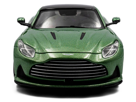 2023 Aston Martin DB12 Coupe Iridescent Emerald Metallic with Black Top 1/43 Diecast Model Car by Solido-Solido-ModelCars.com