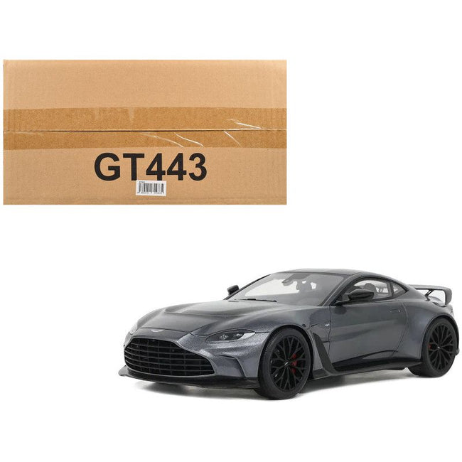2023 Aston Martin V12 Vantage Gray Metallic 1/18 Model Car by GT Spirit - GT Spirit - ModelCars.com