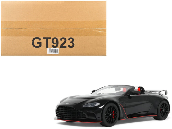 2023 Aston Martin V12 Vantage Roadster Onyx Black 1/18 Model Car by GT Spirit-GT Spirit-ModelCars.com