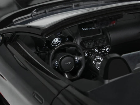 2023 Aston Martin V12 Vantage Roadster Onyx Black 1/18 Model Car by GT Spirit-GT Spirit-ModelCars.com