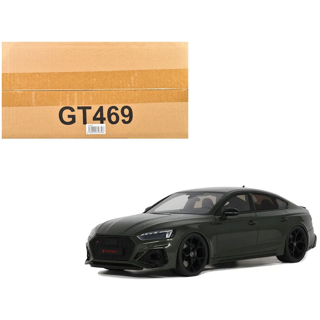 2023 Audi RS 5 Competition Dark Green Metallic 1/18 Model Car by GT Spirit-GT Spirit-ModelCars.com