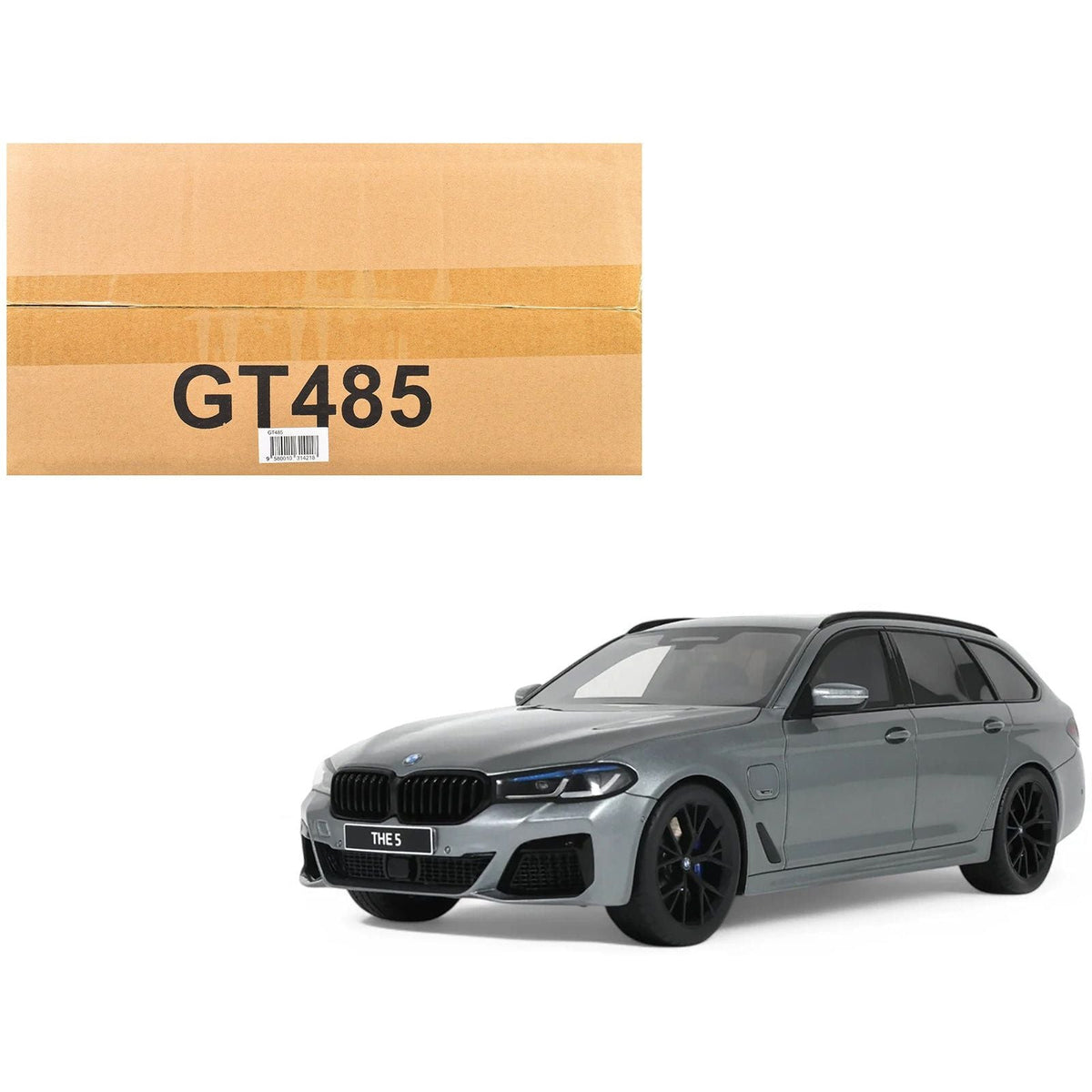 2023 BMW 530E XDrive M Silver Metallic 1/18 Model Car by GT Spirit-GT Spirit-ModelCars.com