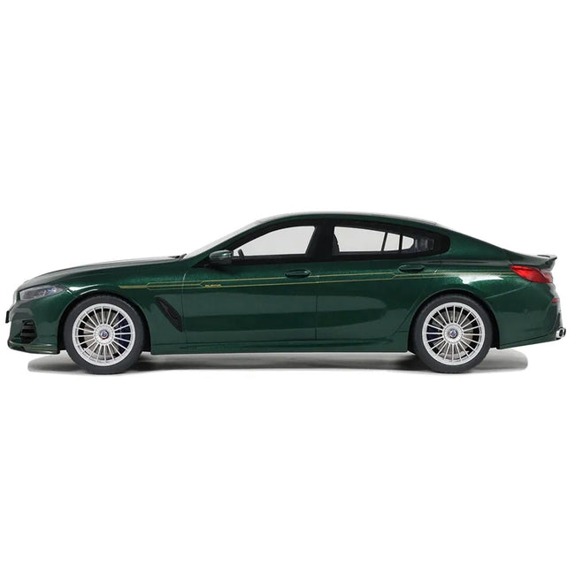 2023 BMW Alpina B8 Gran Coupe Green Metallic 1/18 Model Car by GT Spirit-GT Spirit-ModelCars.com